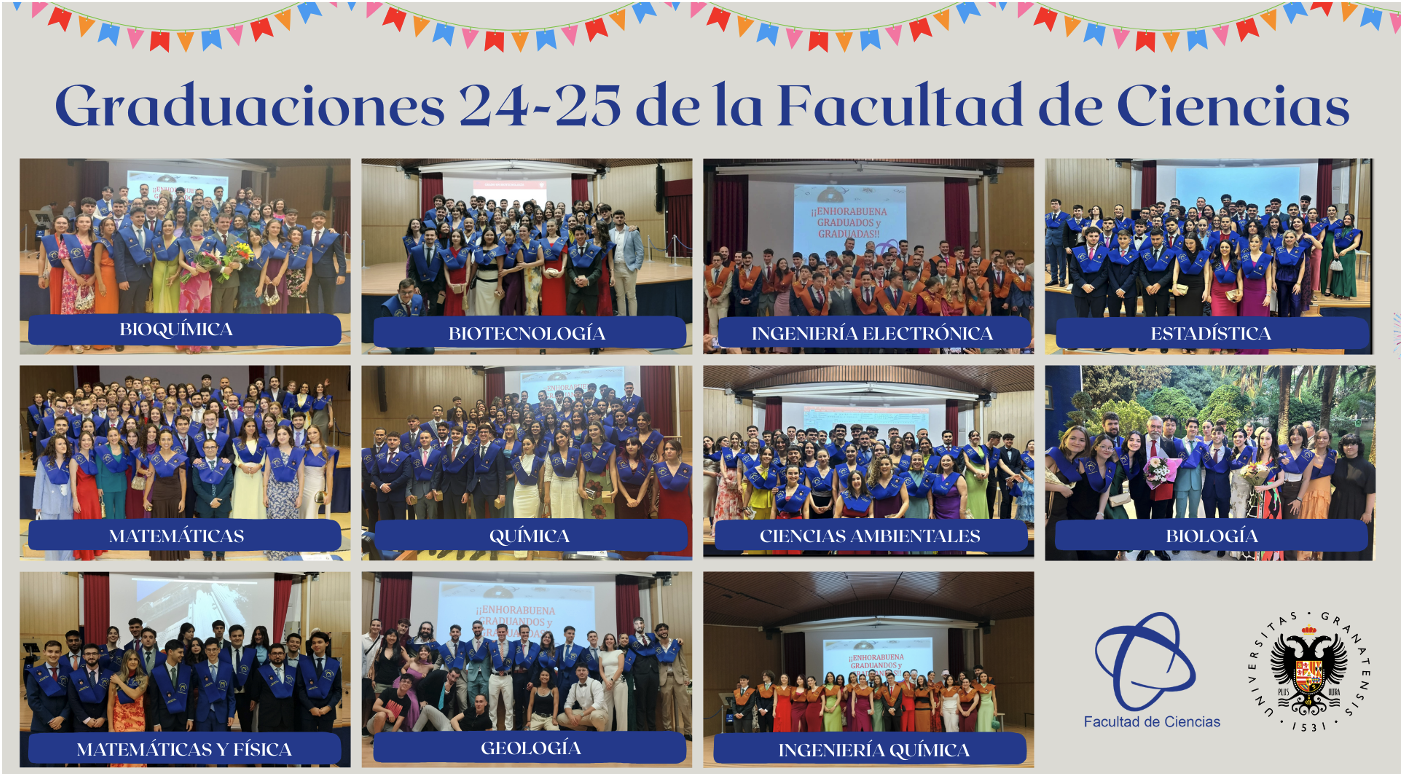 Graduaciones 24-25 de la Facultad de Ciencias