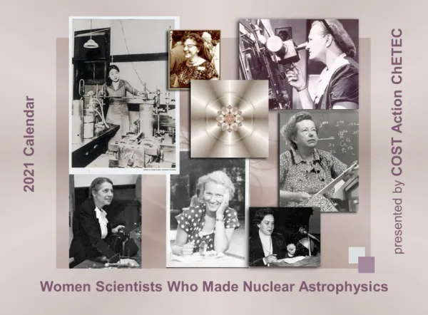 Calendario de mujeres científicas 2021: astrofísicas nucleares