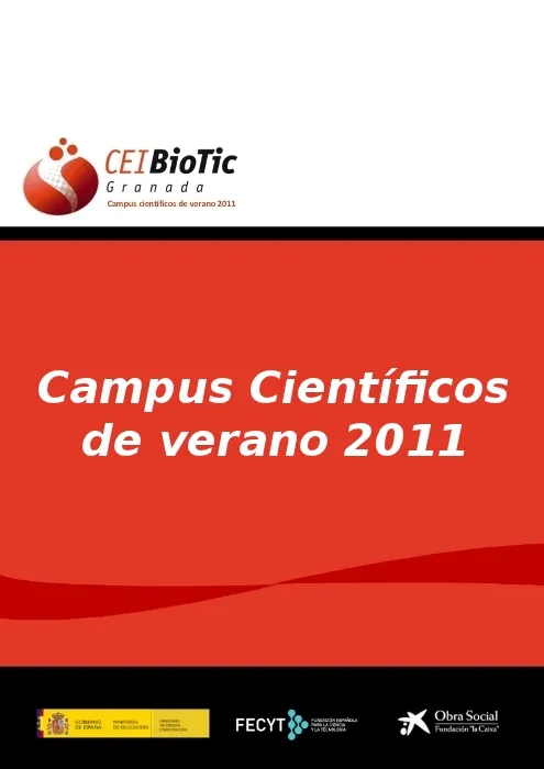 Campus científicos de verano 2011