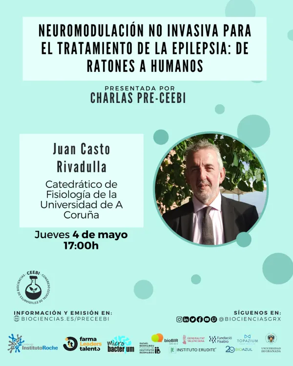 Charla pre-CEEBI | Neuromodulación no invasiva para el tratamiento de la epilepsia: de ratones a humanos