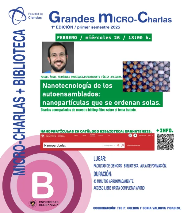 Nanotecnología de los autoensamblados: nanopartículas que se ordenan solas.