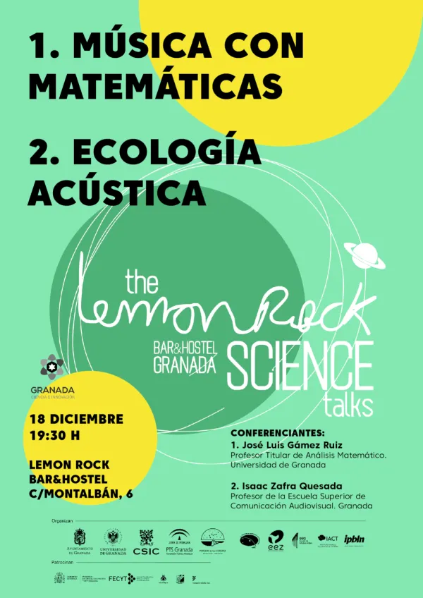 The Lemon Rock Science Talks de diciembre de 2019