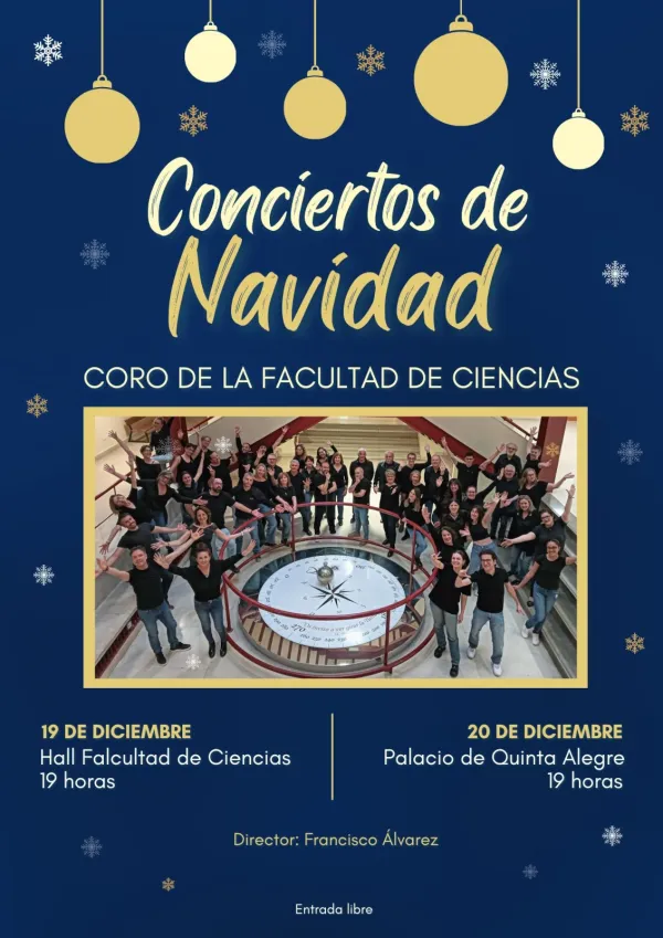 Conciertos de Navidad del Coro de la Facultad la semana del 16 de diciembre de 2024