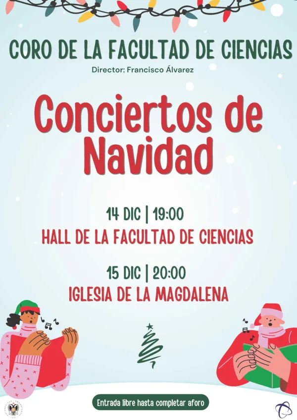  Conciertos de Navidad 2023 del Coro de la Facultad de Ciencias