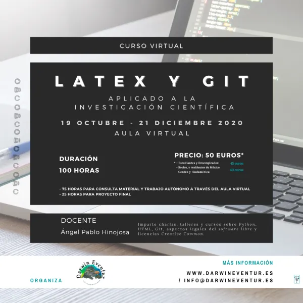 Curso virtual: LaTeX y Git aplicado a la investigación científica