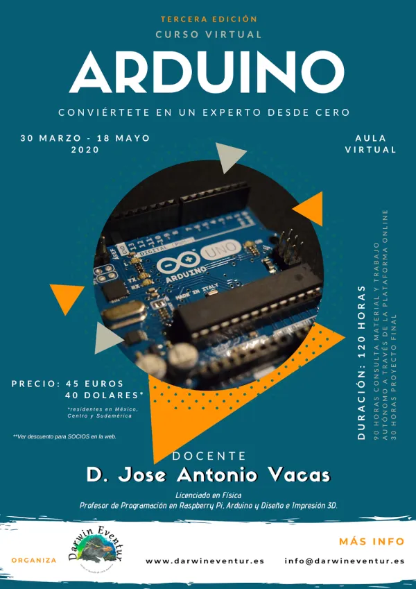 Curso Arduino: conviértete en un experto desde cero 3ª Edición