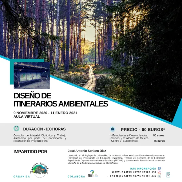 Curso virtual "Diseño de Itinerarios Ambientales"