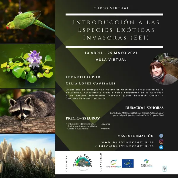 Curso Virtual "Introducción a las Especies Exóticas Invasoras" 2ª edición