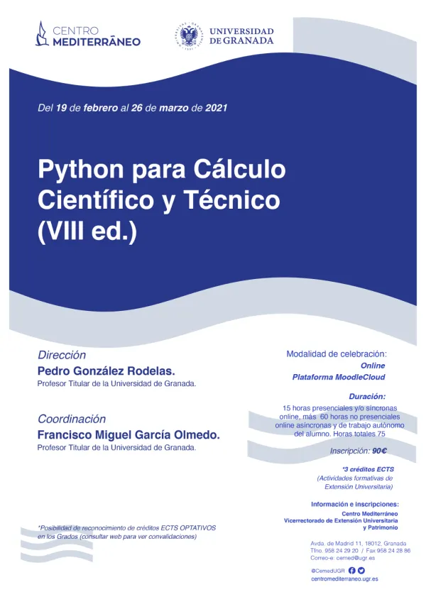 Python para Cálculo Científico y Técnico (VIII ed.)