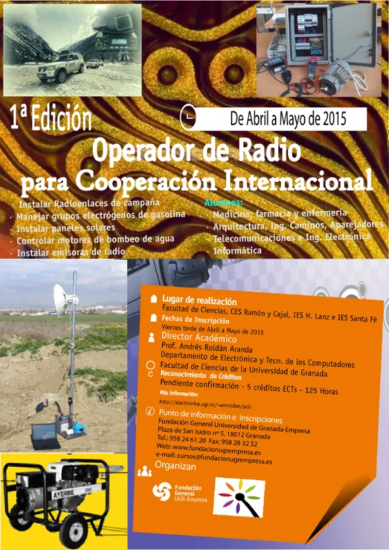 Operador de radio para cooperación internacional