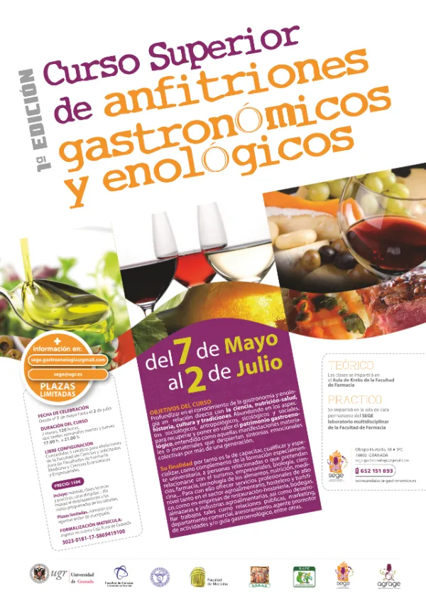 1º Curso Superior de "Anfitriones Gastronómicos y Enológicos"