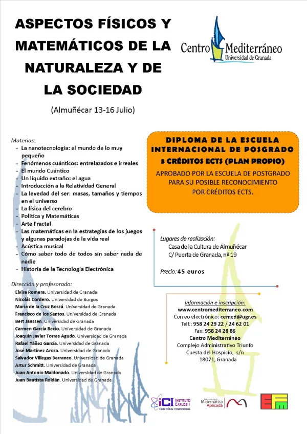 Aspectos Físicos y Matemáticos de la Naturaleza y de la Sociedad