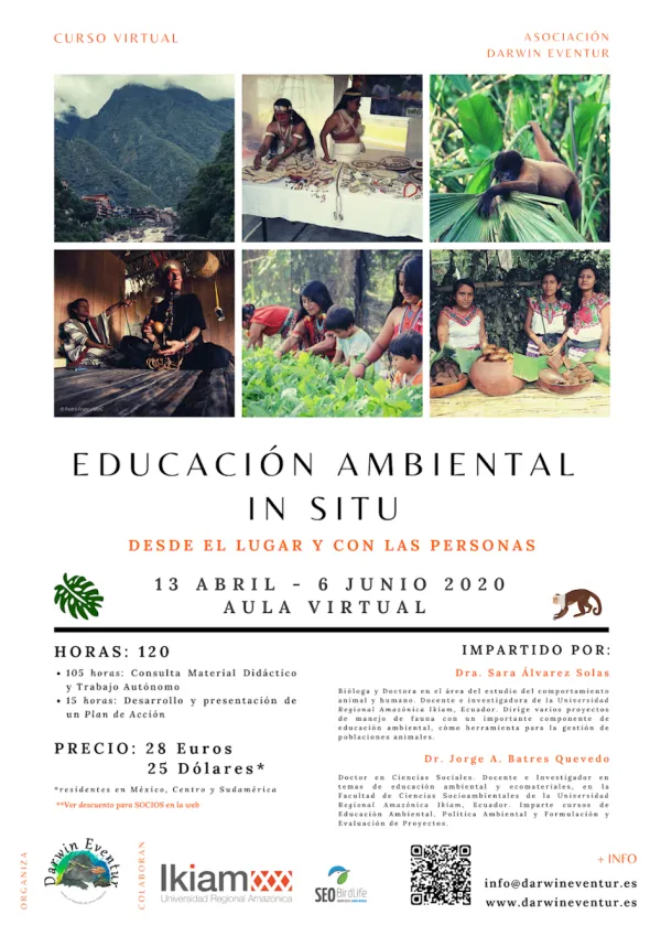 (Curso Online) Educación ambiental in situ: desde el lugar y con las personas