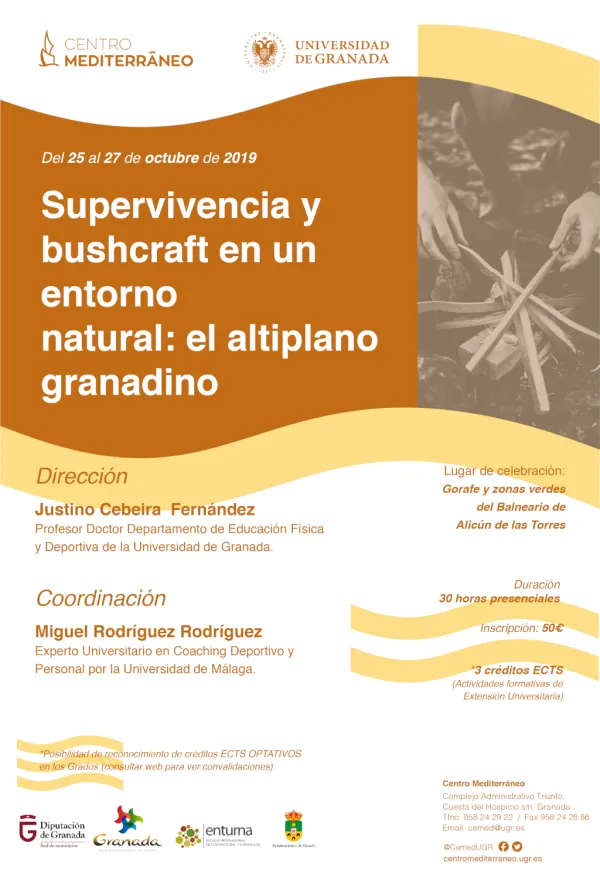 Supervivencia y bushcraft en un entorno natural: El altiplano granadino