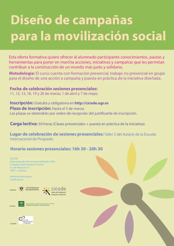 Curso: "Diseño de campañas para la transformación social" 4ª Edición.
