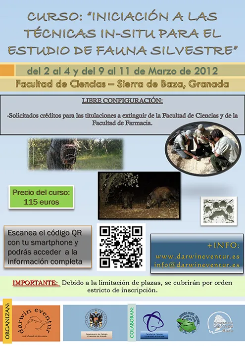 Iniciación a las técnicas in-situ para el estudio de fauna silvestre