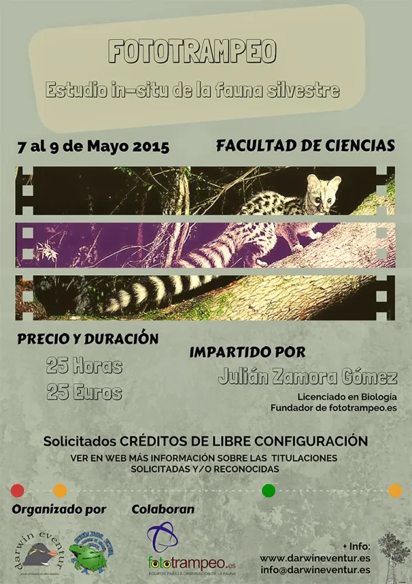 Fototrampeo: Estudio in-situ de la fauna silvestre 
