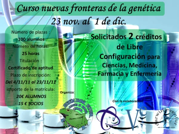 Curso: "Nuevas Fronteras de la Genética"