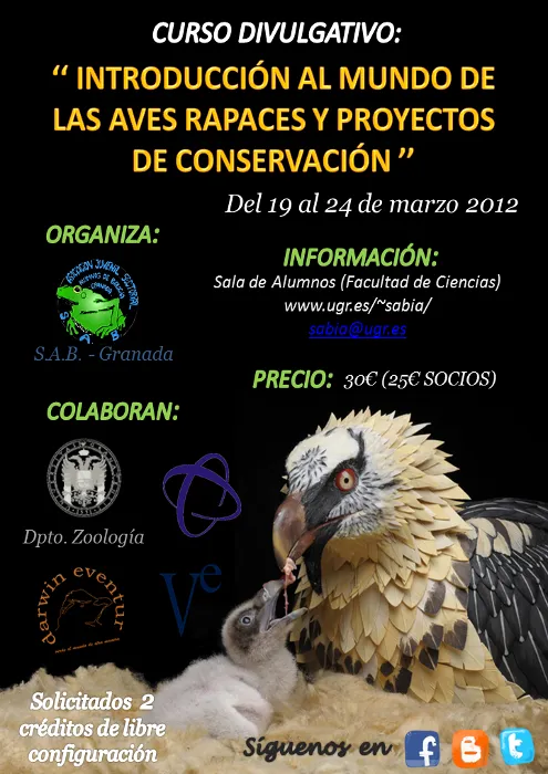 Curso: Introducción al Mundo de las Rapaces y Proyectos de Conservación