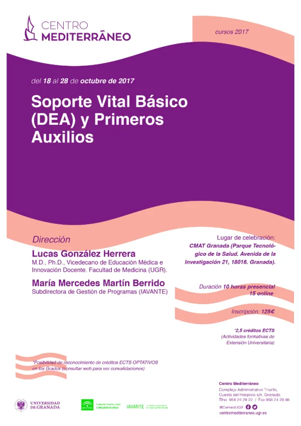 Curso: Soporte Vital Básico (DEA) y Primeros Auxilios