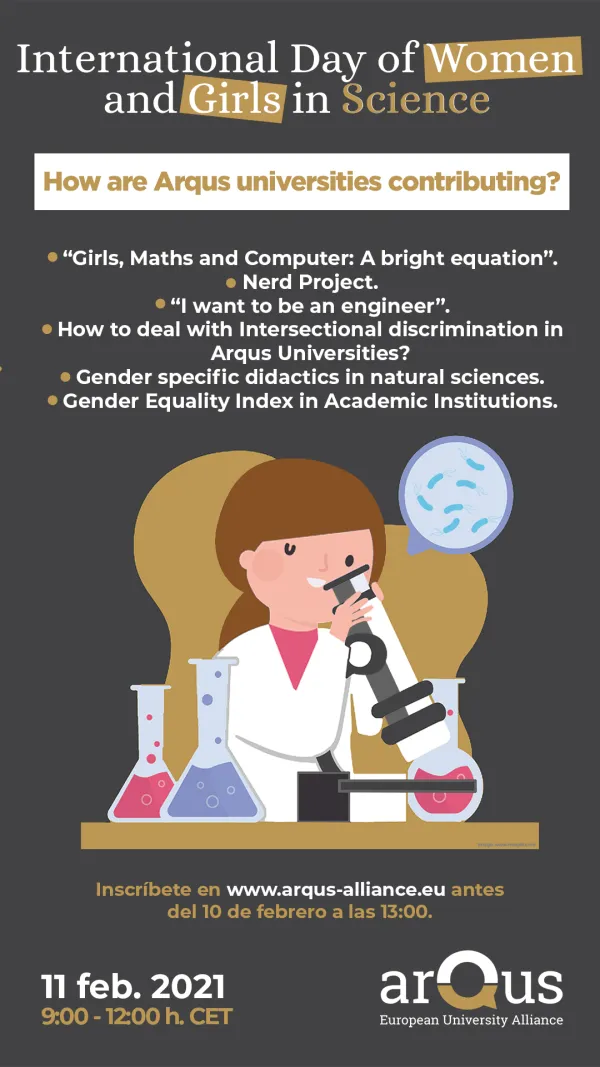 Evento de la Alianza Arqus del Día internacional de la mujer y la niña en la ciencia