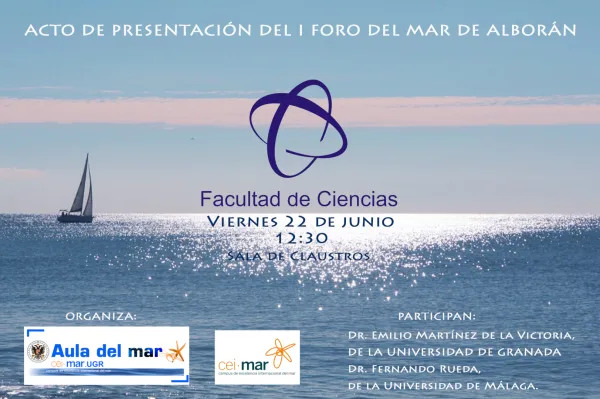 Acto de Presentación de I Foro del Mar de Alborán