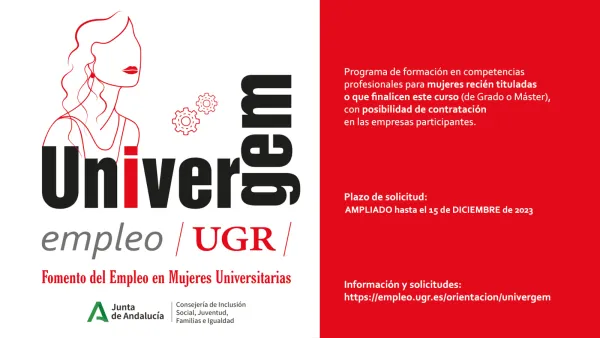 Convocatoria programa UNIVERGEM-EMPLEO