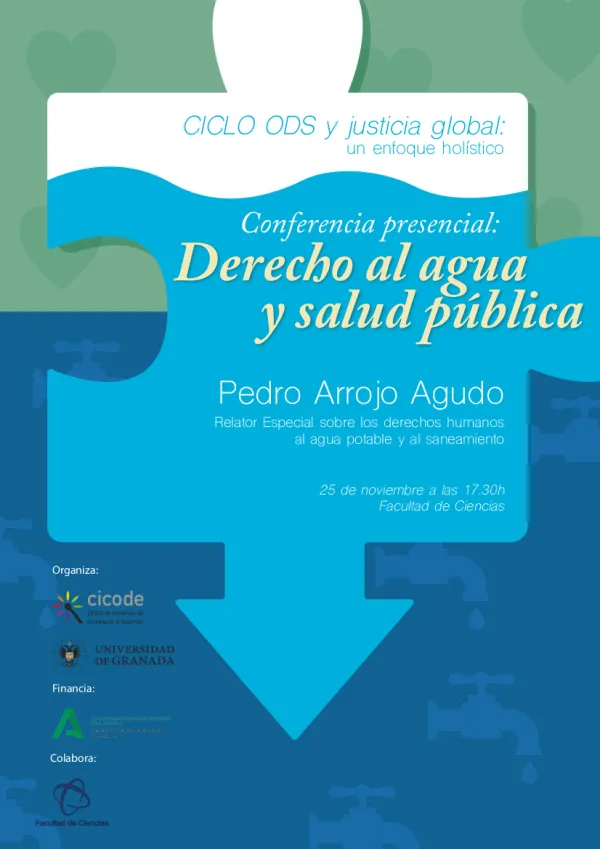 Conferencia presencial: Derecho al Agua y Salud Pública.
