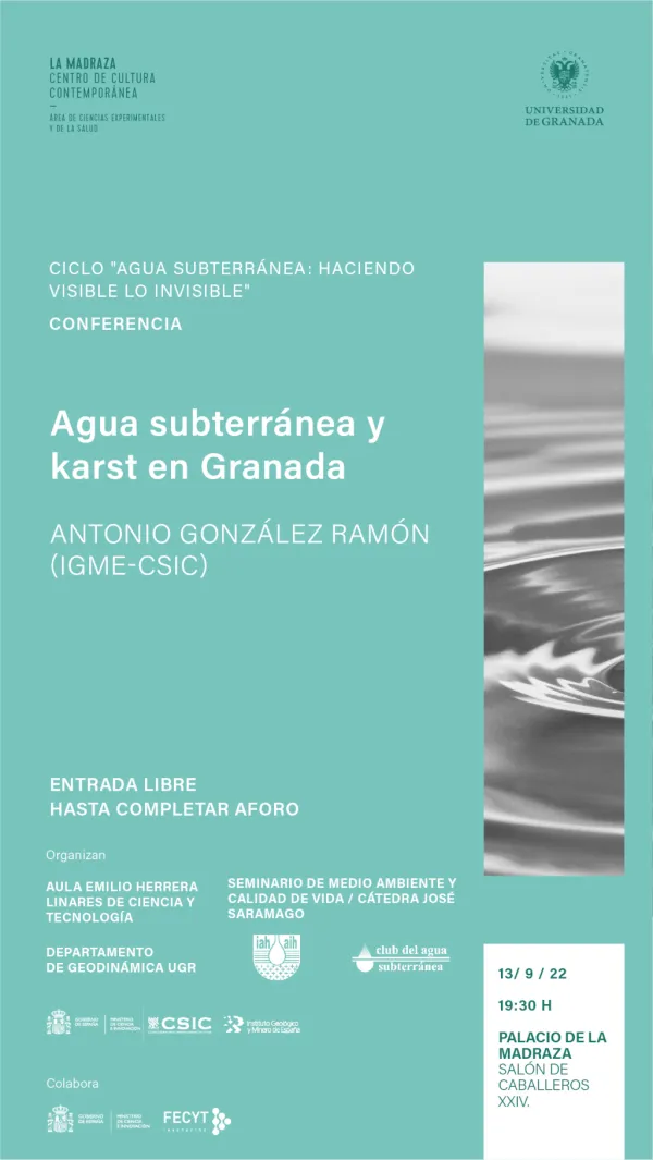 Agua subterránea y karst en Granada