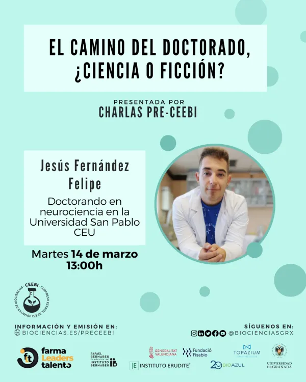 Charla Pre-CEEBI: El camino del doctorado, ¿ciencia o ficción?