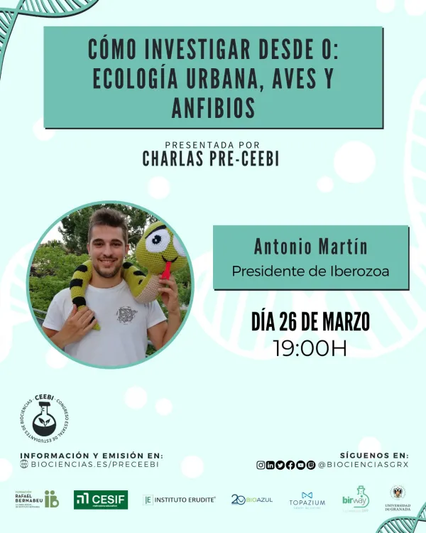 Charla Online - Cómo Investigar desde 0: Ecología Urbana, Aves y Anfibios