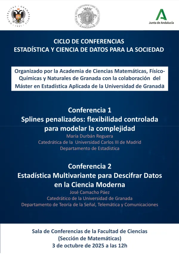Ciclo de Conferencias "Estadística y ciencia de Datos para la Sociedad"