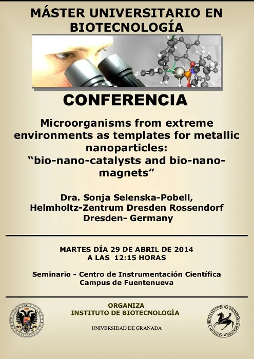 Microorganisms from extreme environments as templates for metallic nanoparticles: bio-nano-catalysts and bio-nano-magnets
