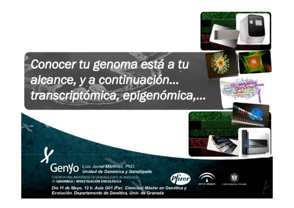 Conocer tu genoma está a tu alcance