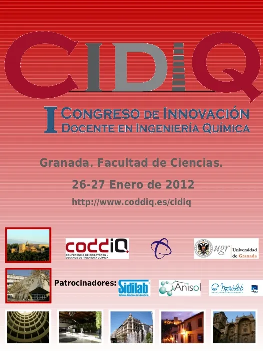 I Congreso de Innovación Docente en Ingeniería Química