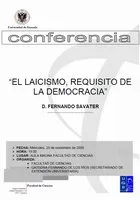 Conferencia Fernando Savater "El laicismo, requisito de la democracia"