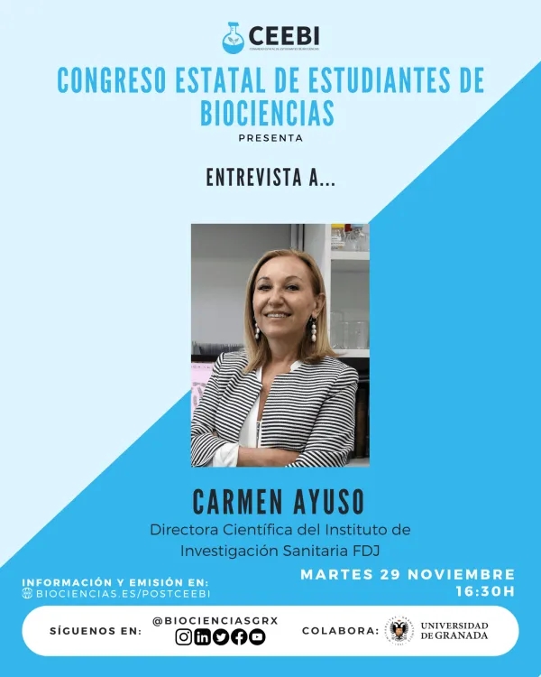 Entrevista Post-CEEBI a Carmen Ayuso