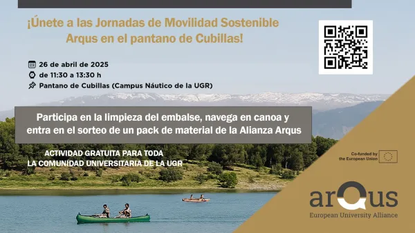 Únete a las Jornadas de Movilidad Sostenible Arqus en el pantano de Cubillas