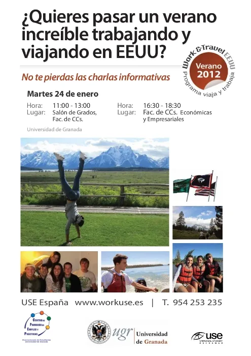 Sesiones informativas para trabajar en EEUU en el verano 2012.