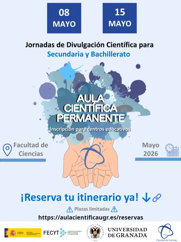 Aula Científica Permanente: Jornadas de Divulgación Científica para Secundaria y Bachillerato