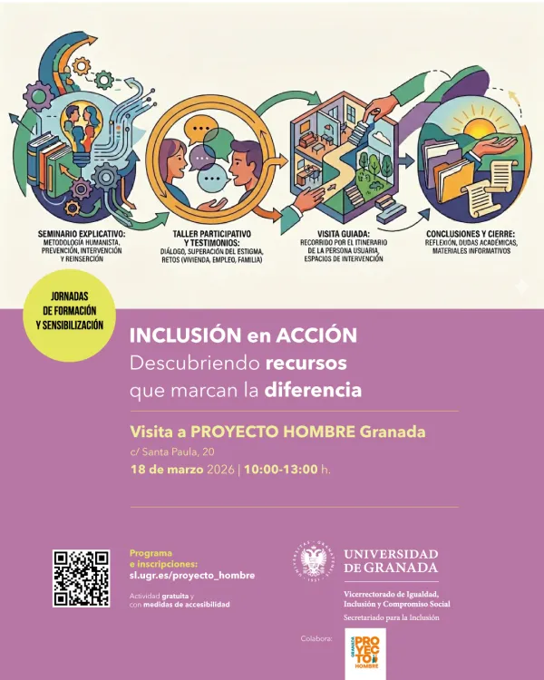 Jornada "Inclusión en acción: descubriendo recursos que marcan la diferencia. Proyecto Hombre"