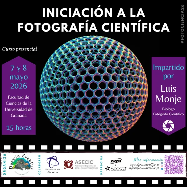 Curso presencial "Iniciación a la Fotografía Científica"