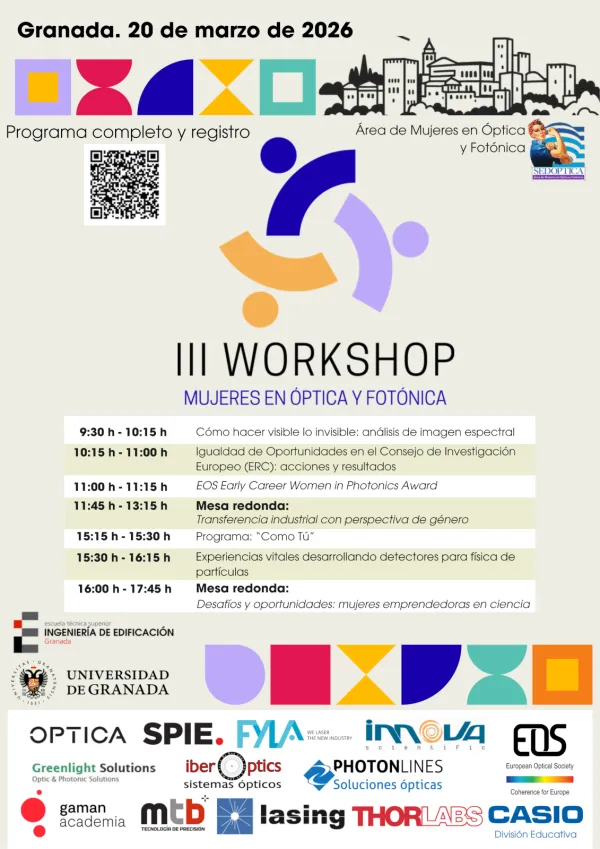 III Workshop Mujeres, Óptica y Fotónica