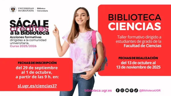 Taller formativo sobre recursos de información para alumnos de Ciencias 37ªed.